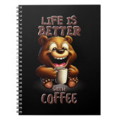CARNET LIFE IS BETTER WITH A COFFEE (Devant)