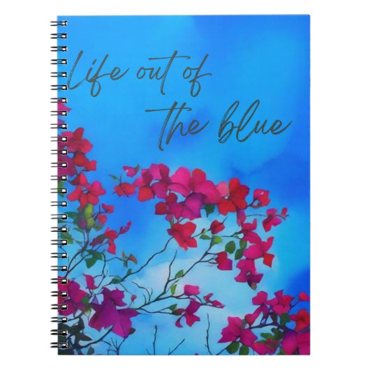 Carnet Life out of the blue (Devant)