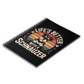 Carnet Life's Better With A Schnauzer (Côté gauche)