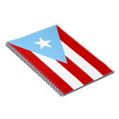 Carnet Light Blue Puerto Rican Flag (Côté Droit)