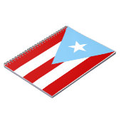 Carnet Light Blue Puerto Rican Flag (Côté gauche)