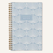 Carnet Light Coastal Blue | Deco Fans Personalized (Recto)