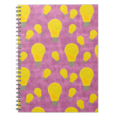 Carnet Lightbulb Pattern Light Bulb Lightbulb Drawing Eas (Devant)