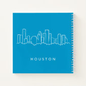 Carnet Ligne aérienne Houston (Dos)