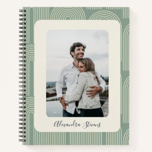 Carnet Ligne d'arc contemporain Art Sage Photo personnali