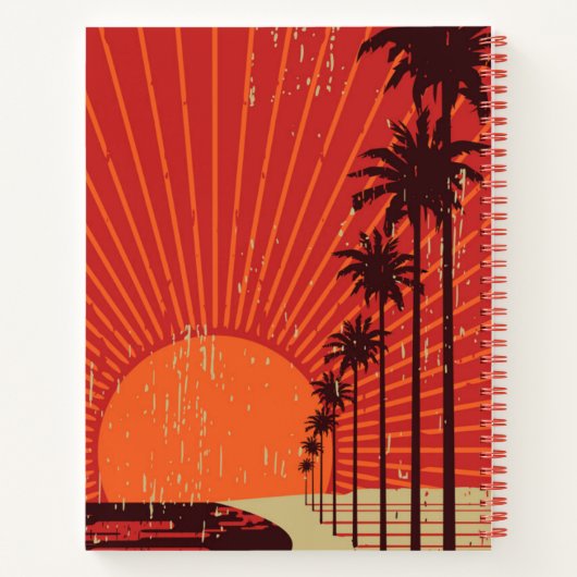 Carnet Ligne de palmier (Dos)