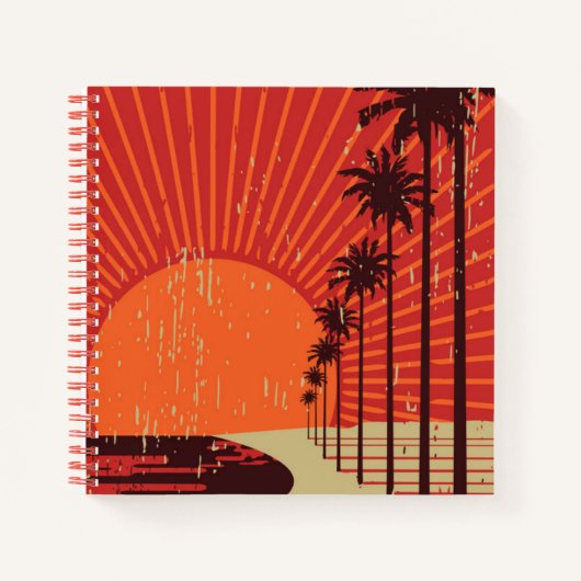 Carnet Ligne de palmier (Devant)