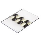 Carnet Ligne de pilules noir et blanc (Côté gauche)