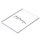 Carnet Ligne de voiture de course dessin Silhouette (Côté gauche)