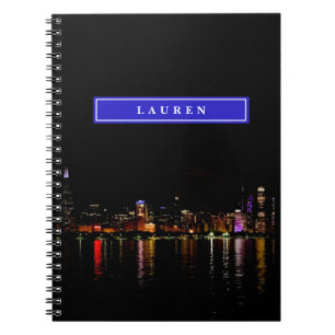 Carnet Ligne Skyline Chicago personnalisée