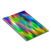 Carnet ligne verticale simple parallèle motif | ABSTRAIT (Côté Droit)