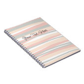 Carnet Lignes Abstraites Chic Boho (Côté Droit)