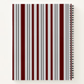 Carnet Lignes Brown et grises (Dos)