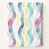 Carnet Lignes colorées en gras (Dos)