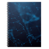 Carnet Lignes d'atome de points connectent polygone (Devant)