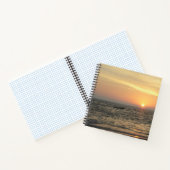 Carnet Lignes de coucher de soleil et douces réflexions (Intérieur)