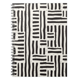 Carnet Lignes dessinées à la main, texture grossière et t