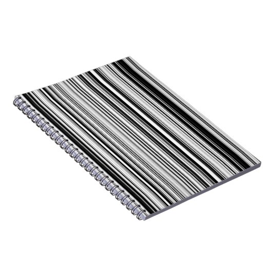 Carnet Lignes noires et blanches (Côté Droit)