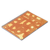 Carnet Lignes rétro. grunge dessinée à la main Abstraite (Côté gauche)