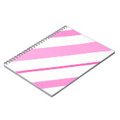 Carnet Lignes roses (Côté gauche)
