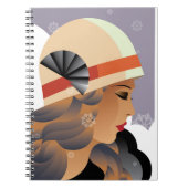 Carnet Lignes simples classiques de l'ère Art déco (Devant)