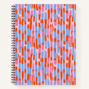 Carnet Lignes verticales douces aquarelle