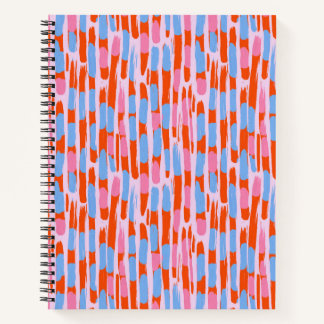 Carnet Lignes verticales douces aquarelle