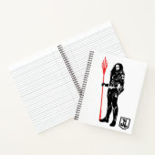 Carnet Ligue de Justice | Aquaman Pose Noir Pop Art (Intérieur)