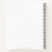 Carnet Ligue de Justice | Aquaman Pose Noir Pop Art (Dos)