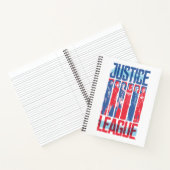 Carnet Ligue de Justice | Blue & Red Group Pop Art (Intérieur)