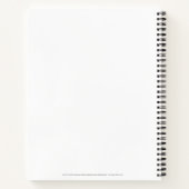 Carnet Ligue de Justice | Bouclier JL de peinture brossé (Dos)