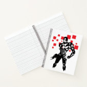 Carnet Ligue de Justice | Cyborg Digital Noir Pop Art (Intérieur)