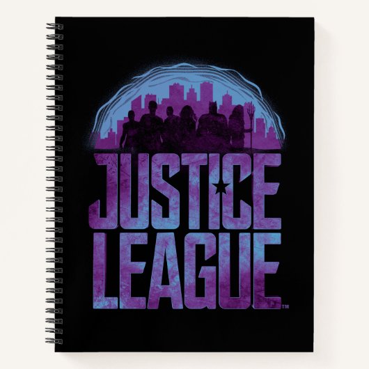 Carnet Ligue de Justice | Justice League City Silhouette (Devant)