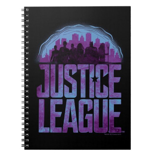 Carnet Ligue de Justice | Justice League City Silhouette (Devant)