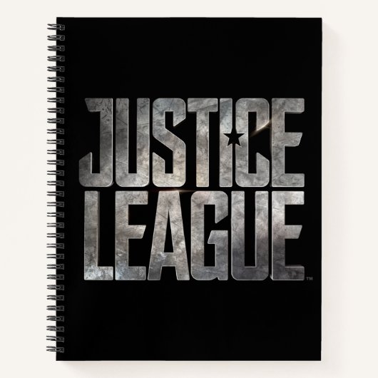 Carnet Ligue de Justice | Logo métallique de la Ligue de  (Devant)