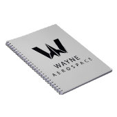 Carnet Ligue de Justice | Logo Wayne Aerospace (Côté Droit)