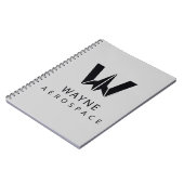 Carnet Ligue de Justice | Logo Wayne Aerospace (Côté gauche)