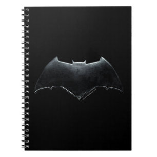 Carnet Ligue de Justice Symbole de batman métallique