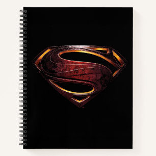 Carnet Ligue de Justice Symbole de superman métallique