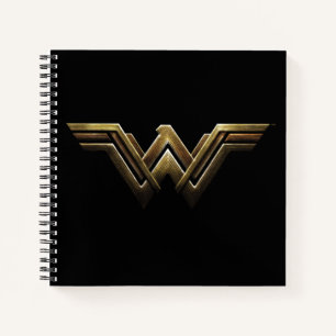 Carnet Ligue de Justice Symbole métallurgique Wonder Wo