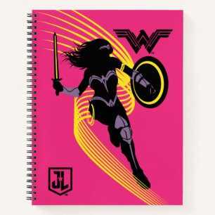 Carnet Ligue de Justice   Wonder Woman Icon Silhouette