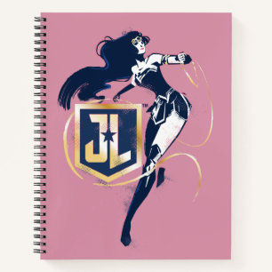 Carnet Ligue de Justice   Wonder Woman & JL Icon Pop Art