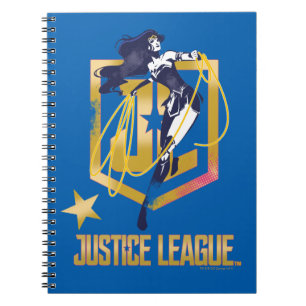 Carnet Ligue de Justice   Wonder Woman JL Logo Pop Art