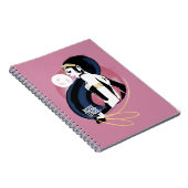 Carnet Ligue de Justice | Wonder Woman Profil Pop Art (Côté Droit)
