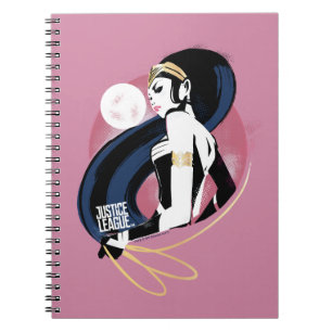 Carnet Ligue de Justice   Wonder Woman Profil Pop Art
