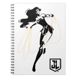 Carnet Ligue de Justice Wonder Woman with Lasso Pop Art