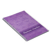 Carnet Lilac Damask (Côté Droit)