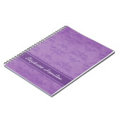 Carnet Lilac Damask (Côté gauche)