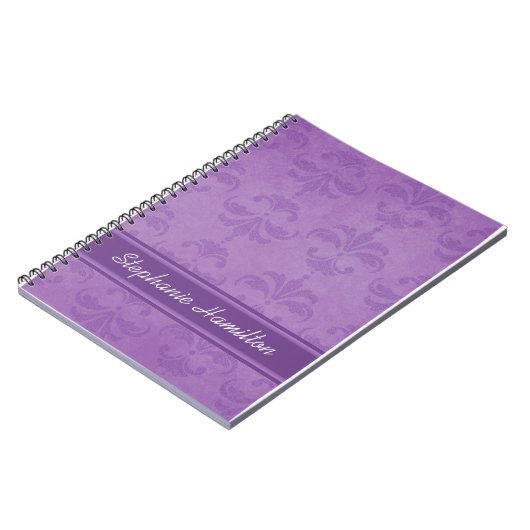 Carnet Lilac Damask (Côté gauche)