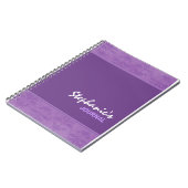 Carnet Lilac Damask (Côté gauche)